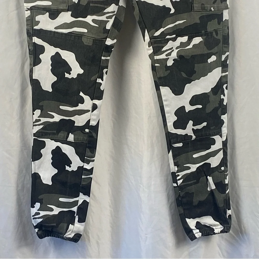 American Bazi Women’s Camouflage Cargo Joggers Pants Size Large - Picture 3 of 16